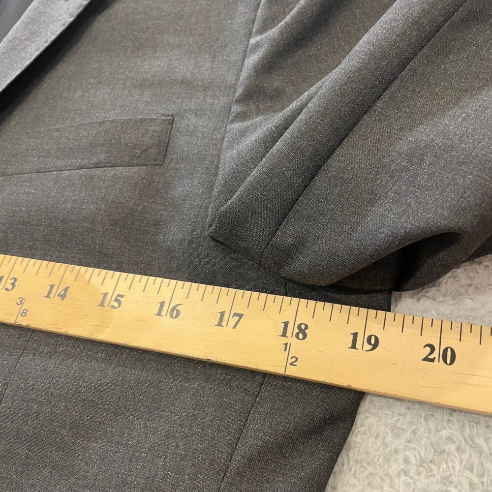 J.Crew Loro Piana Ludlow Suit Jacket Mens 38S Dark Gray Super 120s Wool Blazer - Picture 12 of 14